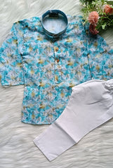 Boys Ocean Kurta Set