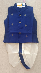 Infants  Classic Royal Blue  Dhoti Set