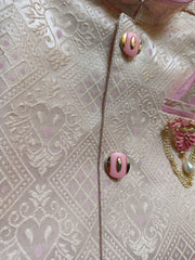 Boys Opaque IndoWestern Dhoti set