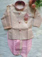 Boys Opaque IndoWestern Dhoti set