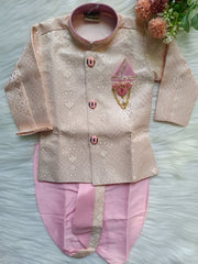 Boys Opaque IndoWestern Dhoti set