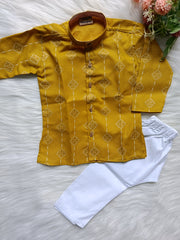 Boys Gold Kurta set
