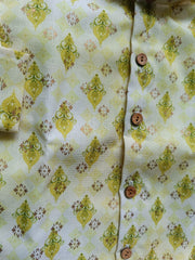 Boys cotton Eagle Kurta Set