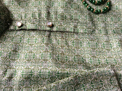 Boys Flinder Green Kurta set - Chain and Shoes Included