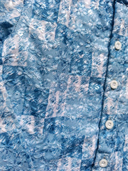 Boys Threadwork Blue Kurta set