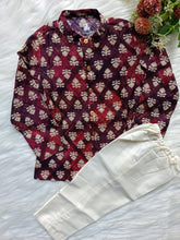 Boys Crater Brown Dhoti Set