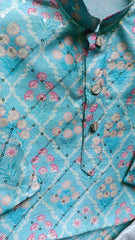 Boys Moonstone Blue Kurta