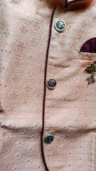 Boys Rose Bud Kurta set - Frill Pant