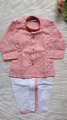 Boys Dusky Rose Dhoti Set