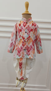 Boys Mini Rajkumar Dhoti  set - Chain and Shoes Included