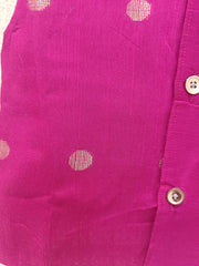 Infants Classic Pink silk Dhoti Set