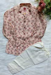 Boys Clam Shell Kurta Set