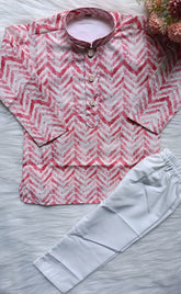 Boys Rose Vale Kurta Set - Sequence Embroidery