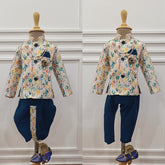 Infants Shahi Set IndoWestern dhoti & Pant set - Chain and shoes included