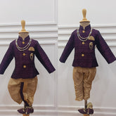 Infants Parampara IndoWestern dhoti & Pant set - Chain and shoes included