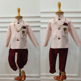 Infants Kesari IndoWestern dhoti & Pant set - Chain and shoes included