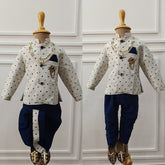 Infants Heir to the Throne  IndoWestern dhoti &  Pant set - Chain and shoes included