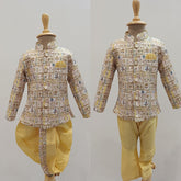 Premium Little Heritage Hero – Dhoti/Pant Combo