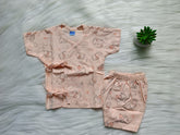 Infant Girl Boy Bundy Suit Set - Peach