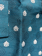 Boys - Green Grove Butti Kurta Set with chain
