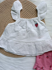 2 Piece Short set - Strawberry