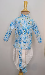 Boys Nawab Dhoti  set - Chain and Shoes Included