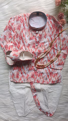 Boys Rose Vale Dhoti  set - Chain and Shoes Included