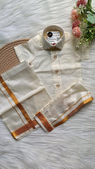 Traditional Velcro Pancha Shirt with Kanduva