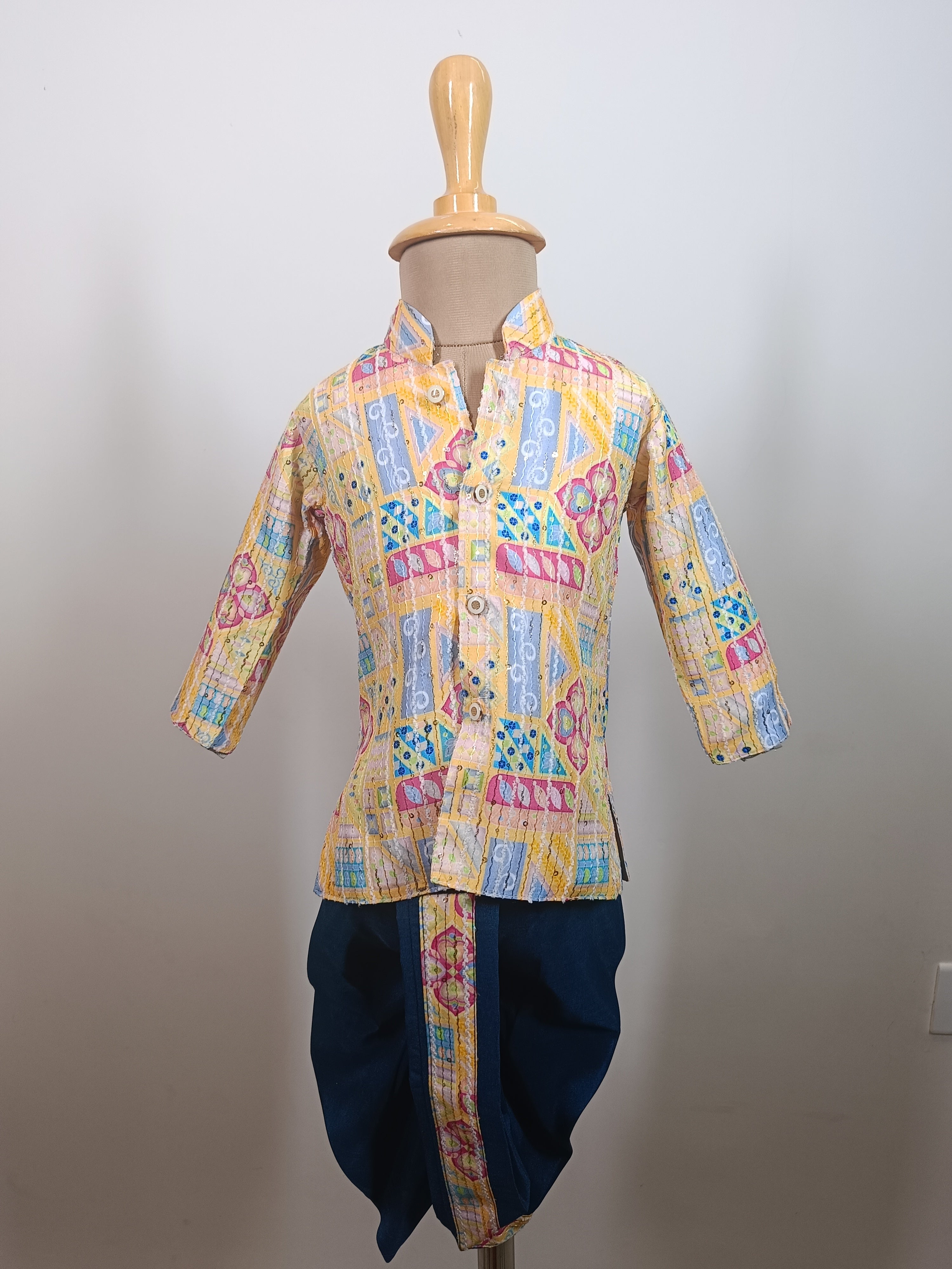Infants Ethnicute Mora Dhoti Set