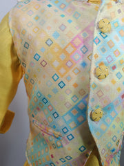 Sunshine Royal Set 3 piece Kurta Set -Khadi Cotton