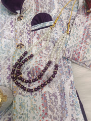 Mini Prince Dhoti Pant Combo - Shoes Chain Included