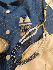 Infants Traditional IndoWestern  set - Chain and shoes included