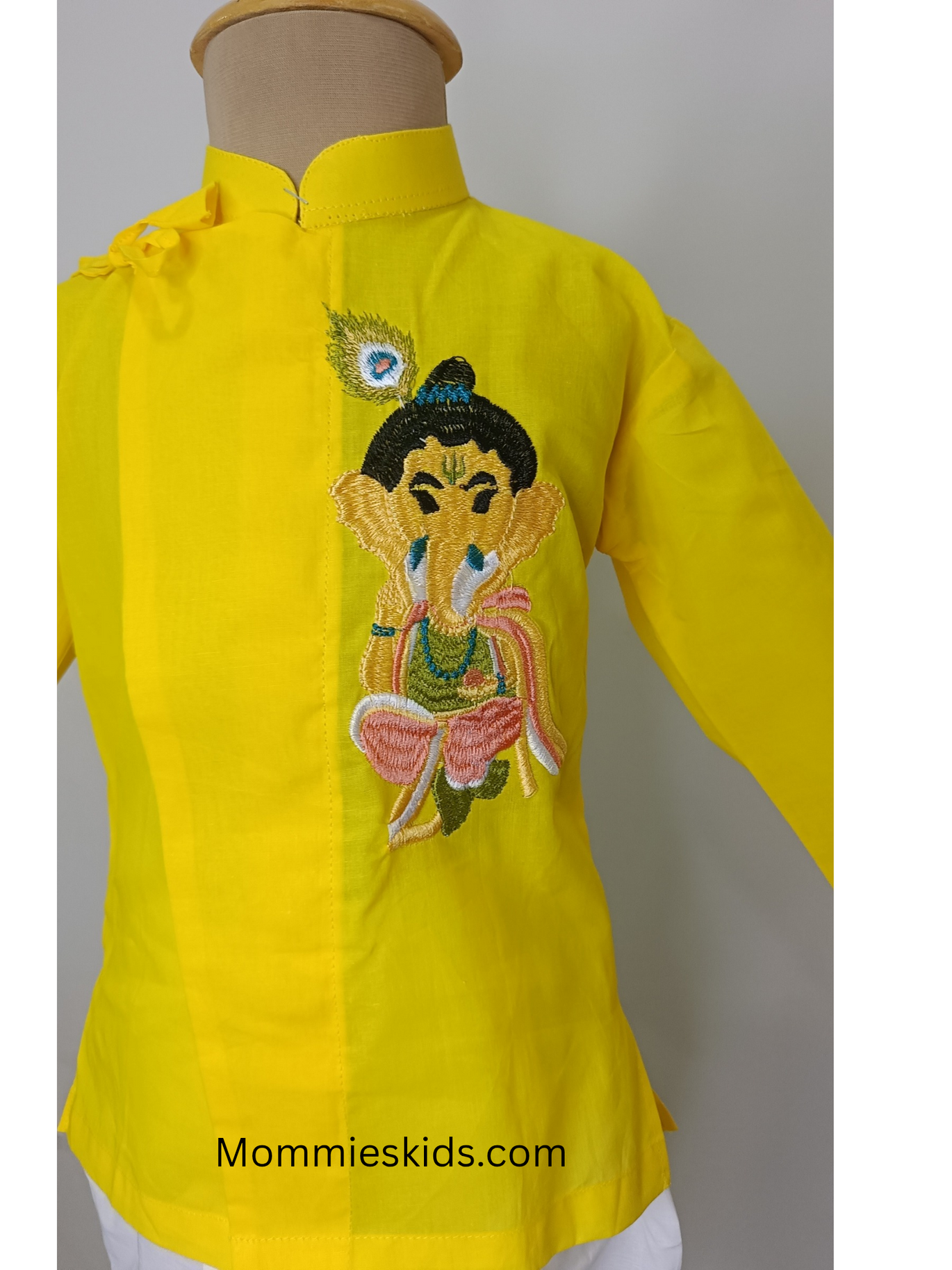 Boys Ganesh embroidery Dhoti Set