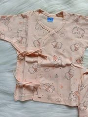 Infant Girl Boy Bundy Suit Set - Peach