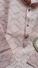 Boys Rose Bud Kurta set - Chain Included